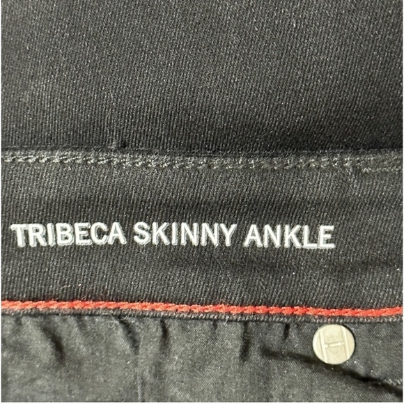 Tommy Hilfiger Women’s Black Skinny Jeans Tribeca Skinny Ankle Denim, Size 6 - Picture 4 of 6